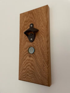 Wall Mounted Bottle Opener with Hidden Magnet